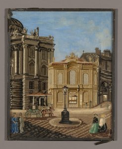 Needlework Picture by Unknown artist
