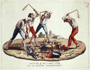 Night of 4-5 August 1789, or Patriotic Delirium, Late 18th Century by Unknown artist