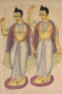 Nitai and Gaur by Unknown artist