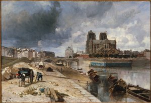 Notre-Dame seen from the Quai de la Tournelle