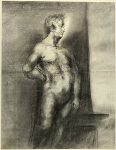 Nude Male Figure by Unknown artist