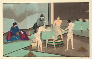 One of Sixteen Scenes of the Death and Burial of a Man by Unknown artist