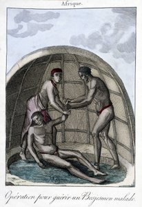 Operation to cure a Bojesmen - engraving