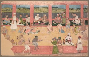 Opium Smokers Served Fruit and Bread by Unknown artist