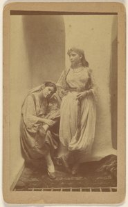 Orientalist Studio Portrait of Two Women by Unknown artist