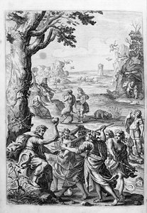Ovid - illustration for book 15 - (P. Ovidii Nasonis Metamorphose libri XV with notes by Thomas Farnaby (1575-1647))