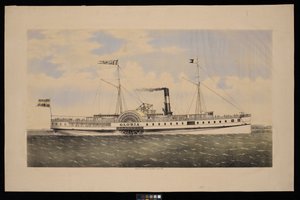 Paddle Steamer Gloria by Unknown artist