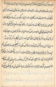 Page from Tales of a Parrot (Tuti-nama): text page by Unknown artist