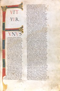 Page with the Incipit of the First Book of Samuel