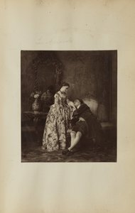 Painting of Young Couple by Unknown artist