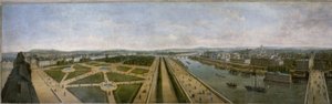 Panorama of Paris from the Roof of the Pavillon de Flore in the Tuileries, ca. 1833 by Unknown artist