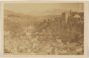 Panoramic View of the Alhambra, Granada, Spain