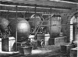 Paper making in the 19th century by Unknown artist
