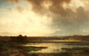 Scene in the Moor near Seeshaupt by Unknown artist