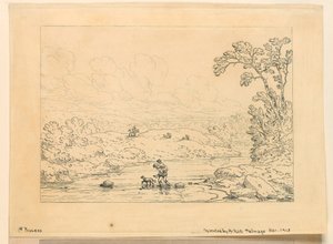 Pastoral Scene, 1st Process by Unknown artist