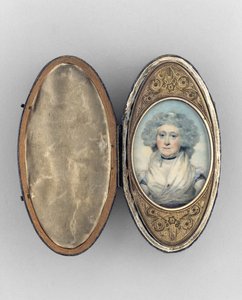 Patch Box with Portrait of a Woman