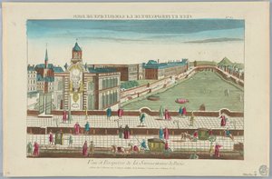 Peep-show, View and Perspective of the Samaritaine of Paris, No. 62 by Unknown artist