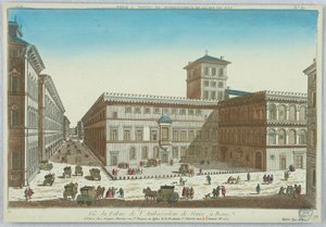 Peep-show, View of the Ambassador of Venice