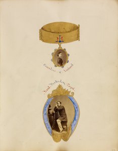 Photo Collage with Portraits of the Countess of Listowel and Lord Berkeley Paget by Unknown artist