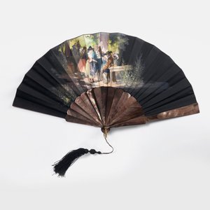 Pleated fan by Unknown artist