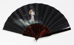 Pleated fan by Unknown artist