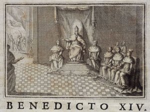 Pope Benedict XIV (1740-1758) - in 