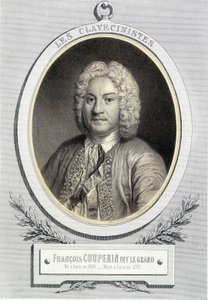 Portrait in medallion of François Couperin dit Le Grand, 19th century by Unknown artist