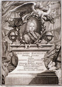 Portrait of Alessandro Marcello (engraving) by Unknown artist