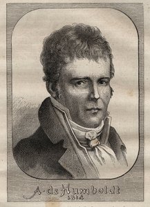 Portrait of Alexander von Humboldt (1769-1859) - illustration taken from The Great Mariners of the 18th century by Unknown artist