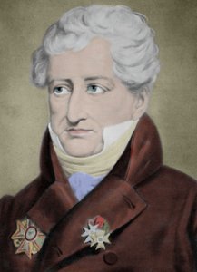 Portrait of Baron Georges Cuvier (1769-1832), French naturalist by Unknown artist