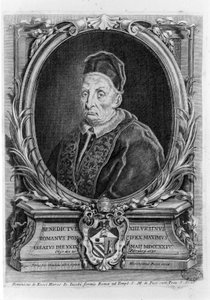 Portrait of Benedict XIII (1649 - 1730) by Unknown artist