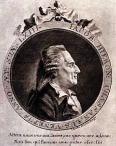 Portrait of Casanova (1725 - 1798) - portrait in frontispiece, in Histoire de ma fuite des prisons de la République de Venice, written in Dux en Bohemia