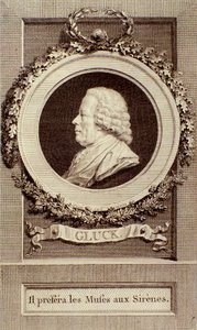 Portrait of Christoph Gluck (1714-1787) German composer by Unknown artist