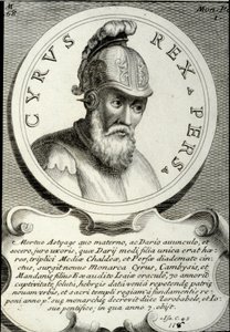 Portrait of Cyrus II called Cyrus the Great, founder of the Persian Empire