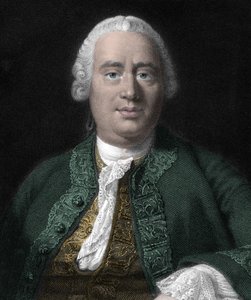 Portrait of David Hume, Scottish philosopher (1711-1776)