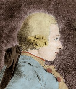 Portrait of Donatian Alphonse Francois de Sade (Marquis de Sade) - after Van Loo by Unknown artist