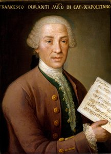 Portrait of Francesco Durante, organist and master of the Neapolitan chapel by Unknown artist