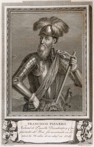 Portrait of Francisco Pizarro (engraving) by Unknown artist