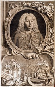 Portrait of Georg Friedrich Handel (1685-1759) Frontispiece of 