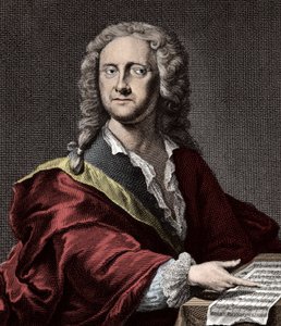 Portrait of Georg Philipp Telemann (1681 -1767), German composer