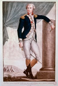 Portrait of Gilbert du Motier, Marquis de Lafayette by Unknown artist