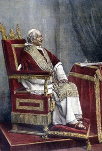 Portrait of Leo XIII (1810 - 1903), 254th Pope (1878 - 1903) by Unknown artist
