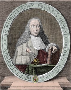 Portrait of Giovanni Battista Morgagni, Italian doctor and anatomist