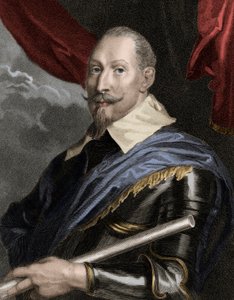 Portrait of Gustavus Adolphus II (1594-1632), King of Sweden (engraving)