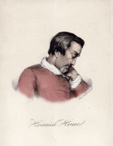 Portrait of Heinrich Heine, German writer