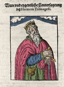 Portrait of Hermes Trismegistus, astrologer