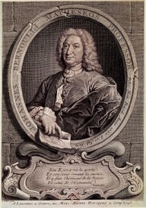 Portrait of Johann Bernoulli, Swiss mathematician and physicist