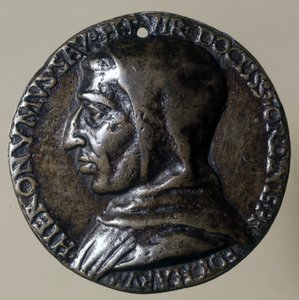 Portrait of Jerome Savonarola, Italian preacher by Unknown artist
