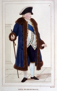 Portrait of Louis XVI (1754 - 1793) (engraving of 1830) by Unknown artist