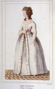 Portrait of Marie Antoinette (1755-1793) (engraved 1830)